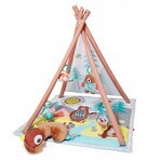 SKIP HOP 4-Toy Speeldeken, Camping Welpen 0 m+ 1×1, voor kleintjes