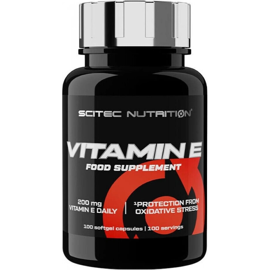 Scitec Nutrition Vitamina E 1×100 cps, integratore alimentare