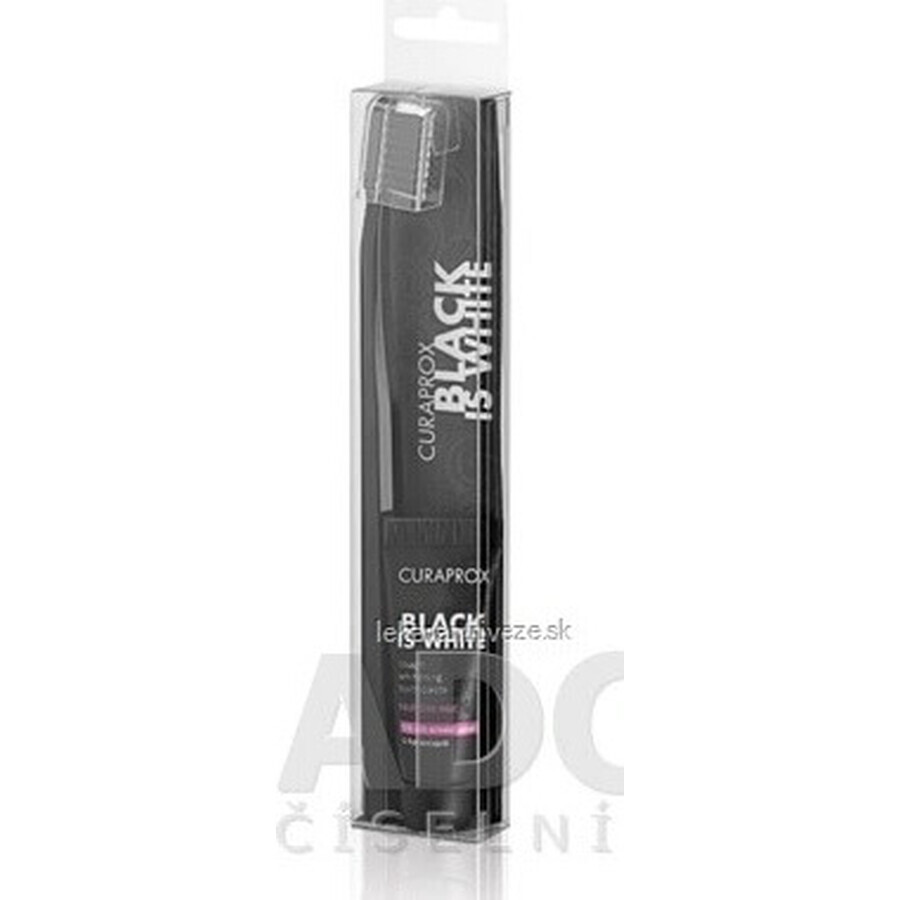 CURAPROX Black is White Light-Pack 1×1 set, dentifrice 8 ml + brosse à dents CS 5460 1 pc