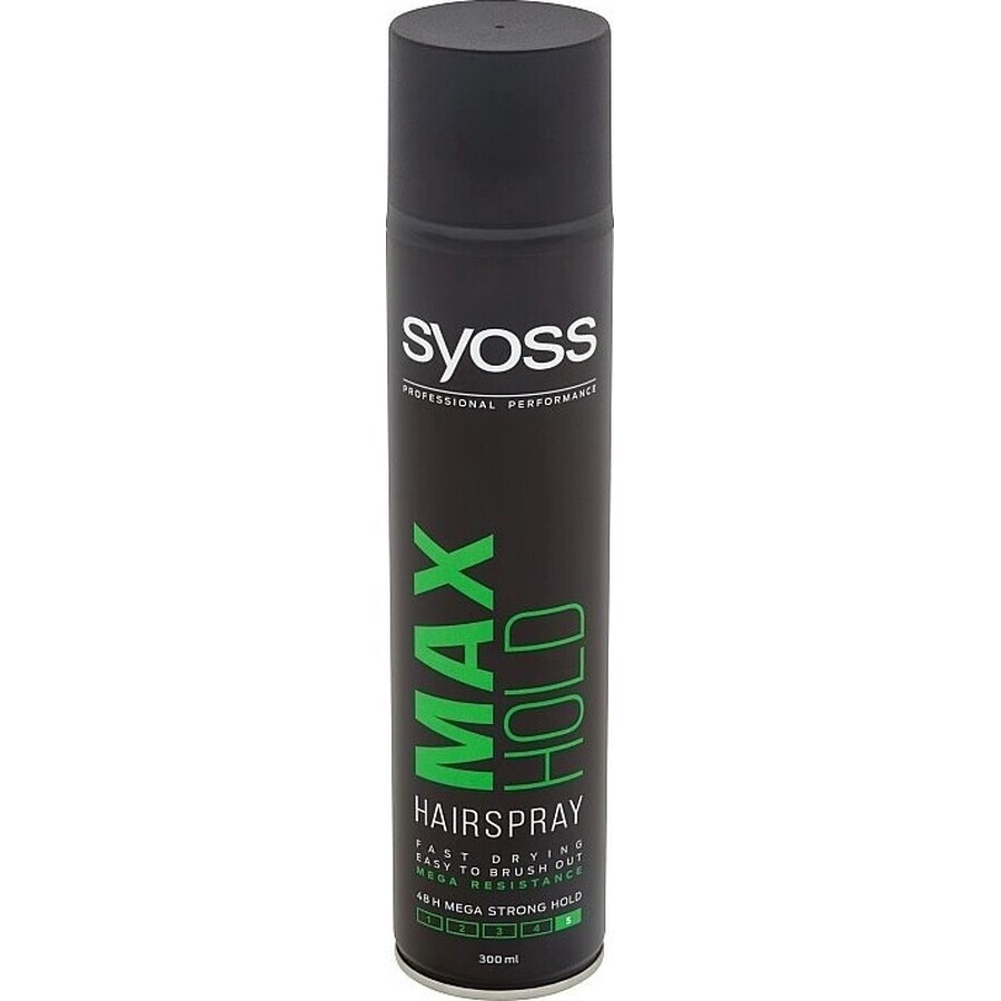 Syoss Max Hold Hairspray 1×300 ml, hairspray