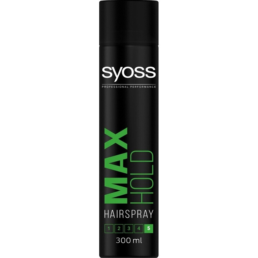 Syoss Max Hold Hairspray 1×300 ml, hairspray