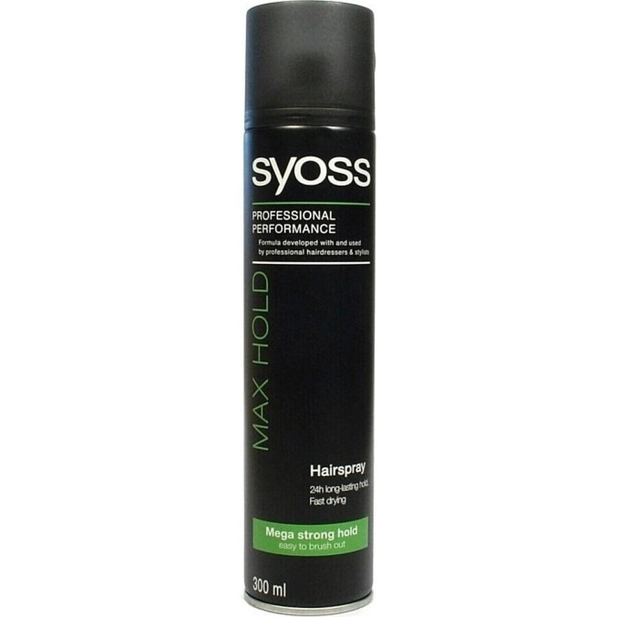 Syoss Max Hold Hairspray 1×300 ml, hairspray