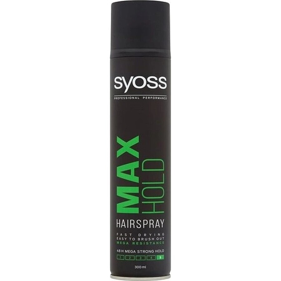 Syoss Max Hold Hairspray 1×300 ml, hairspray