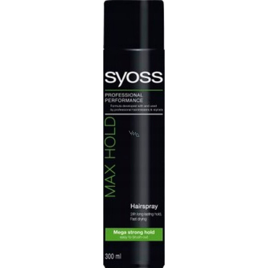 Syoss Max Hold Hairspray 1×300 ml, hairspray