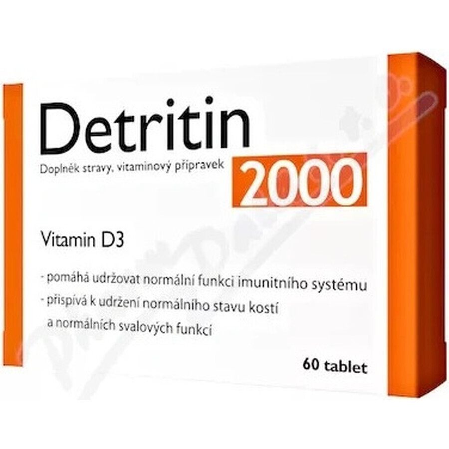 Detrical 2000 Vitamin D 1×60 tbl, food supplement