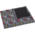 Children's blanket BÁRA 5284/425 75x100 black/woven fabric 1×1 pc, baby blanket