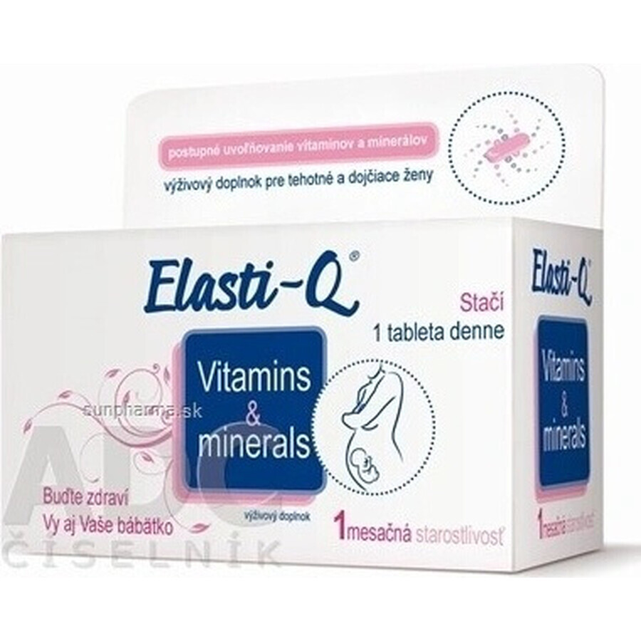 Elasti-Q VITAMINE E MINERALI 1×30 tbl