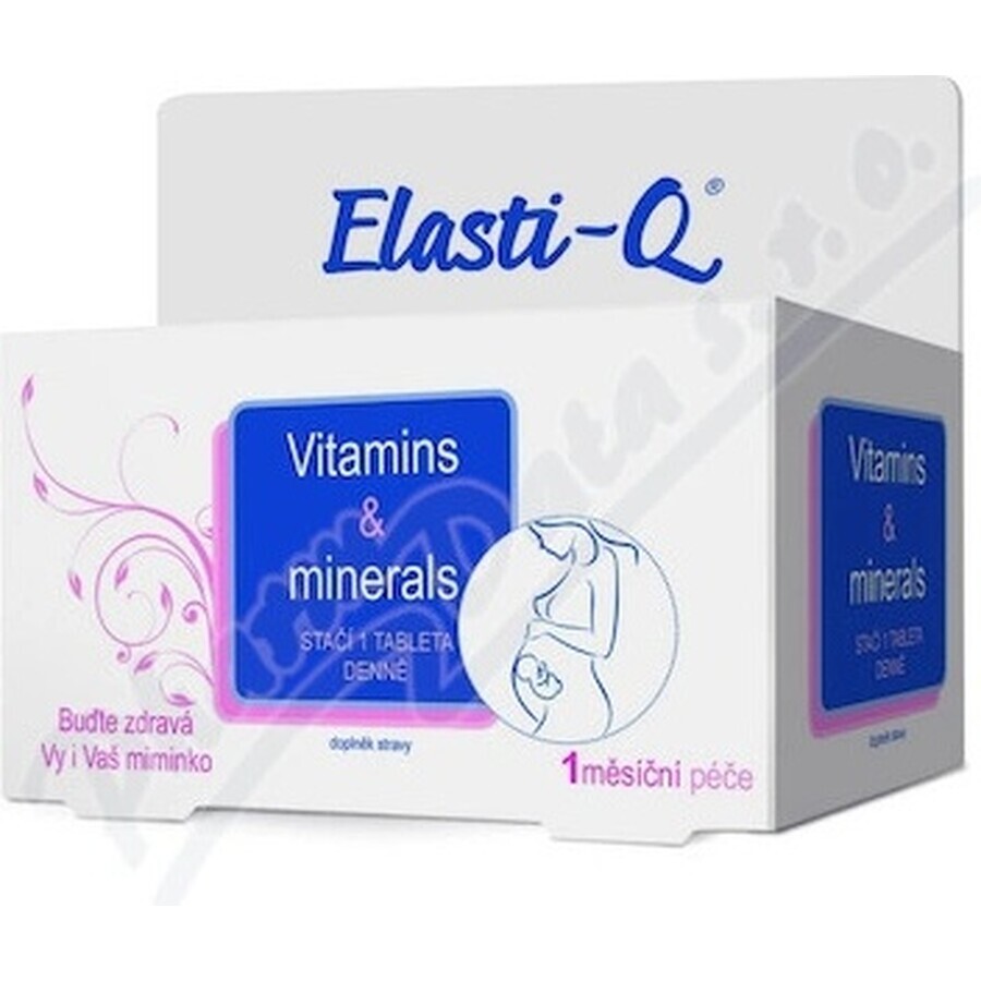 Elasti-Q VITAMINE E MINERALI 1×30 tbl