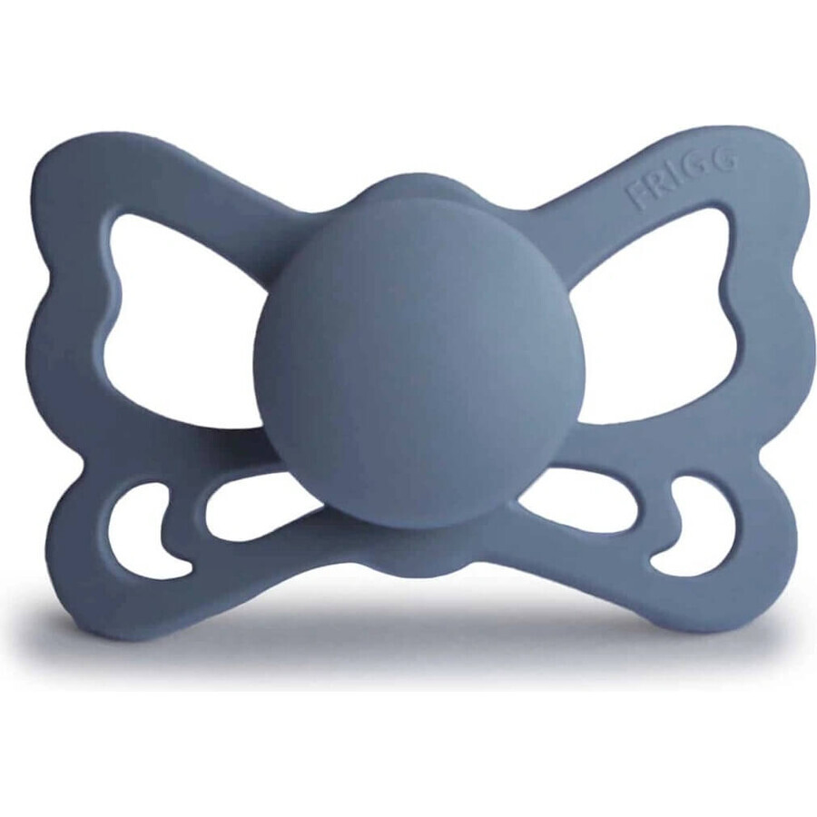 FRIGG Butterfly Succhietto anatomico in silicone ardesia, +6m 1×1 pz, succhietto in silicone