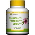 BIO Pharma Echinacea, Vitamina C, Zinco 1×120 tbl, integratore alimentare