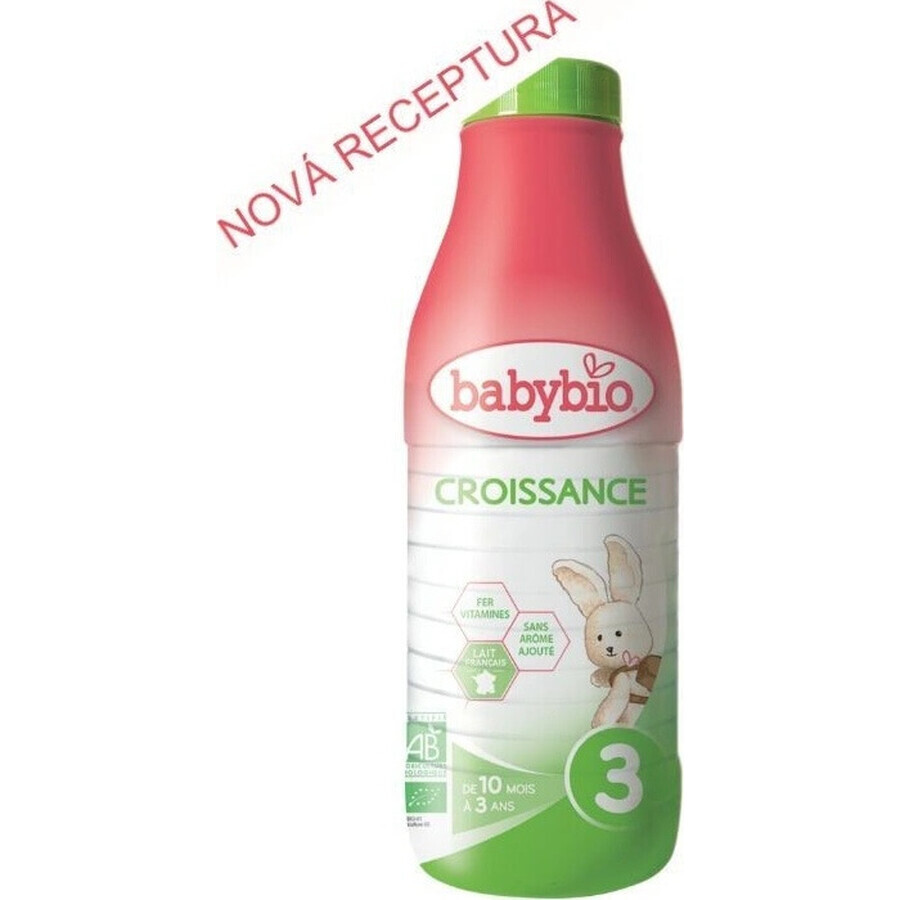 BABYBIO Croissance 3 organic liquid baby milk (1 l) 1×1 l