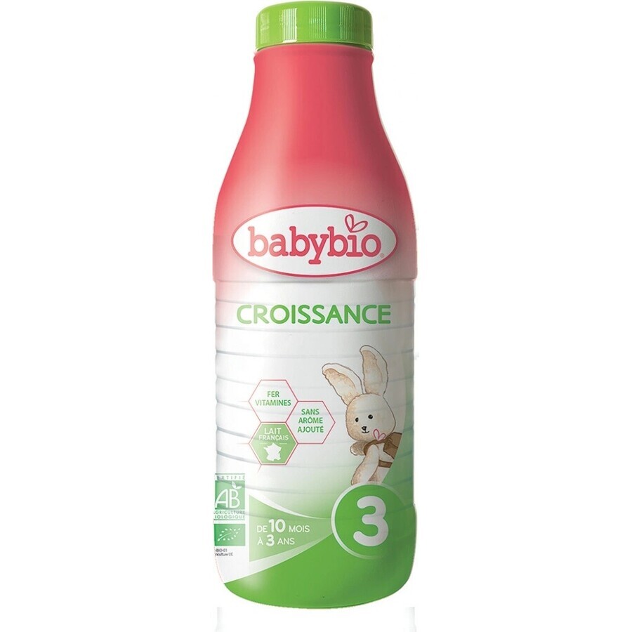 BABYBIO Croissance 3 organic liquid baby milk (1 l) 1×1 l