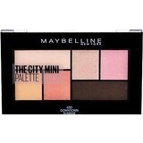 Maybelline New York The City Mini Palette paletă de farduri de ochi 430 Downtown Sunrise 1×6 g, paletă de farduri de ochi