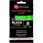 Dermacol Black Magic Textile Entgiftungsmaske 1×1 St., Entgiftung der Haut