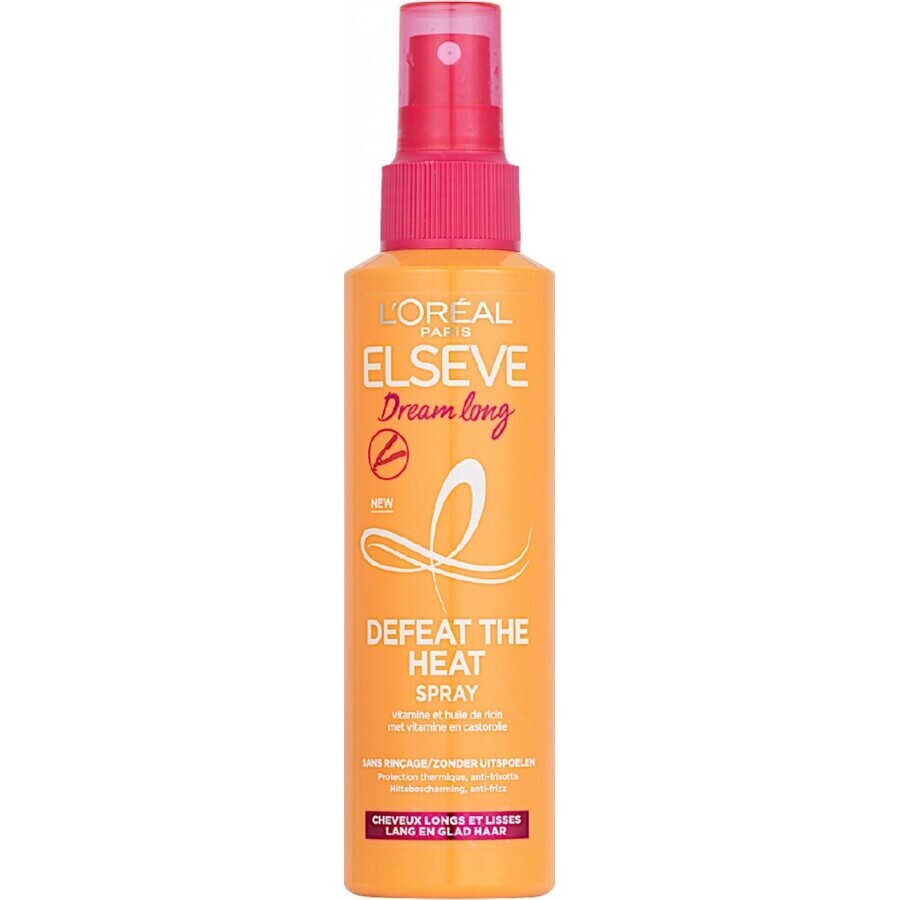 L'Oréal Paris Elseve Elseve Dream Long Defeate The Heat Hairspray 1×150 ml, lacca per capelli