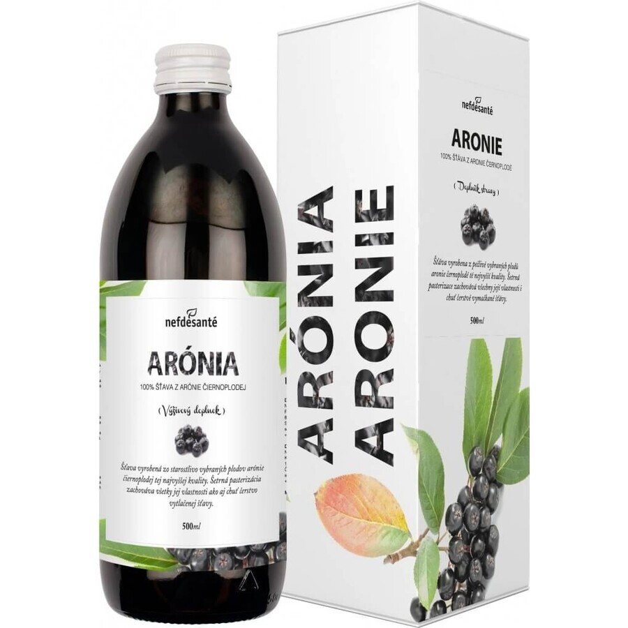 Nef de Santé ARÓNIA 1×500 ml, suc cu vitamina C