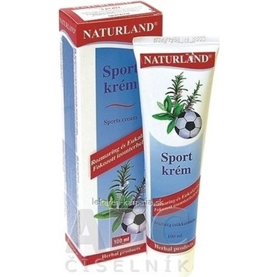 NATURLAND SPORTSMEN CREMA 1×100 ml, crema