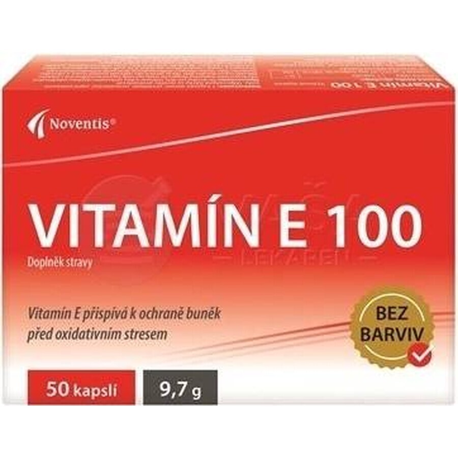 Noventis Vitamina E 100 2×25 cps, vitamina e 100