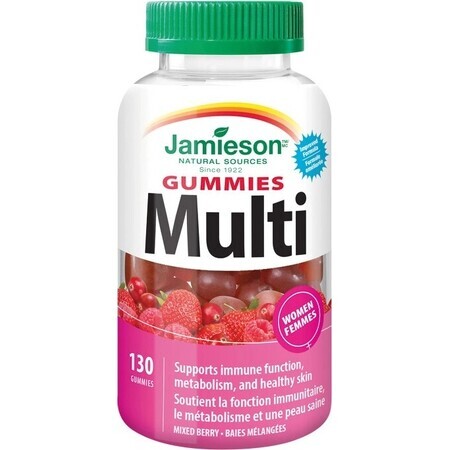 Jamieson Multi Gummies for Women 130pcs 1×130 tbl, complemento alimenticio