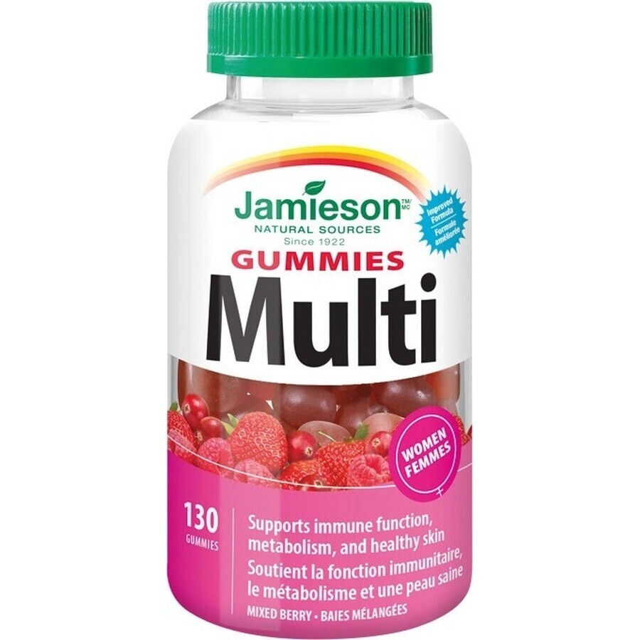 Jamieson Multi Gummies for Women 130pcs 1×130 tbl, complemento alimenticio