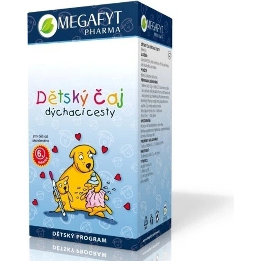 MEGAFYT BREATHING WAYS Tè per bambini 1×40 g (20×2 g), tisana