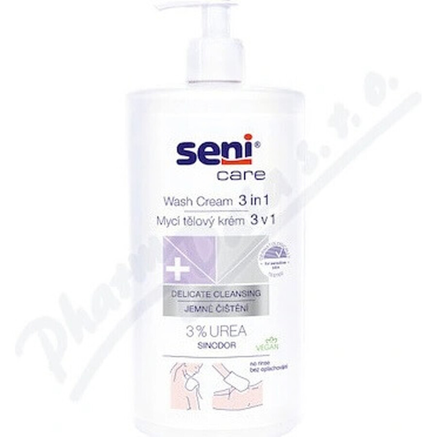 Seni Care Emulsie de spălare 3în1 3% uree, 1x1000 ml