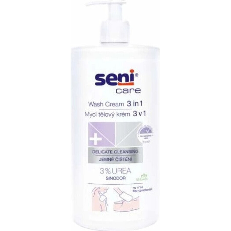 Seni Care Emulsie de spălare 3în1 3% uree, 1x1000 ml