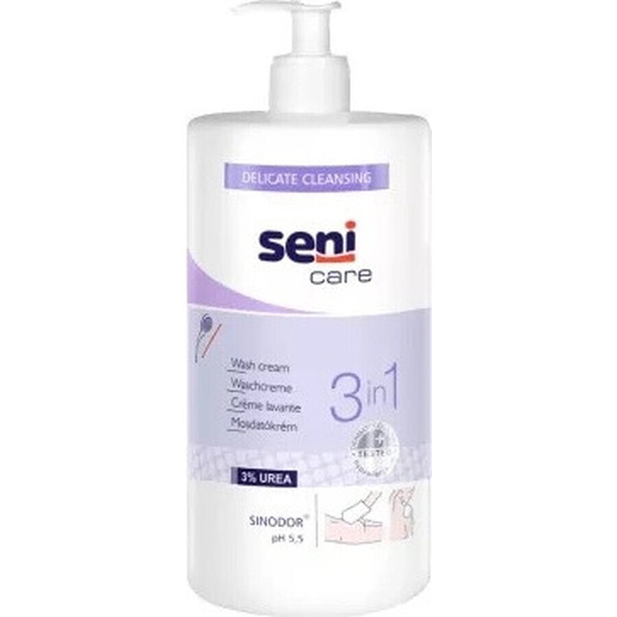 Seni Care Emulsie de spălare 3în1 3% uree, 1x1000 ml