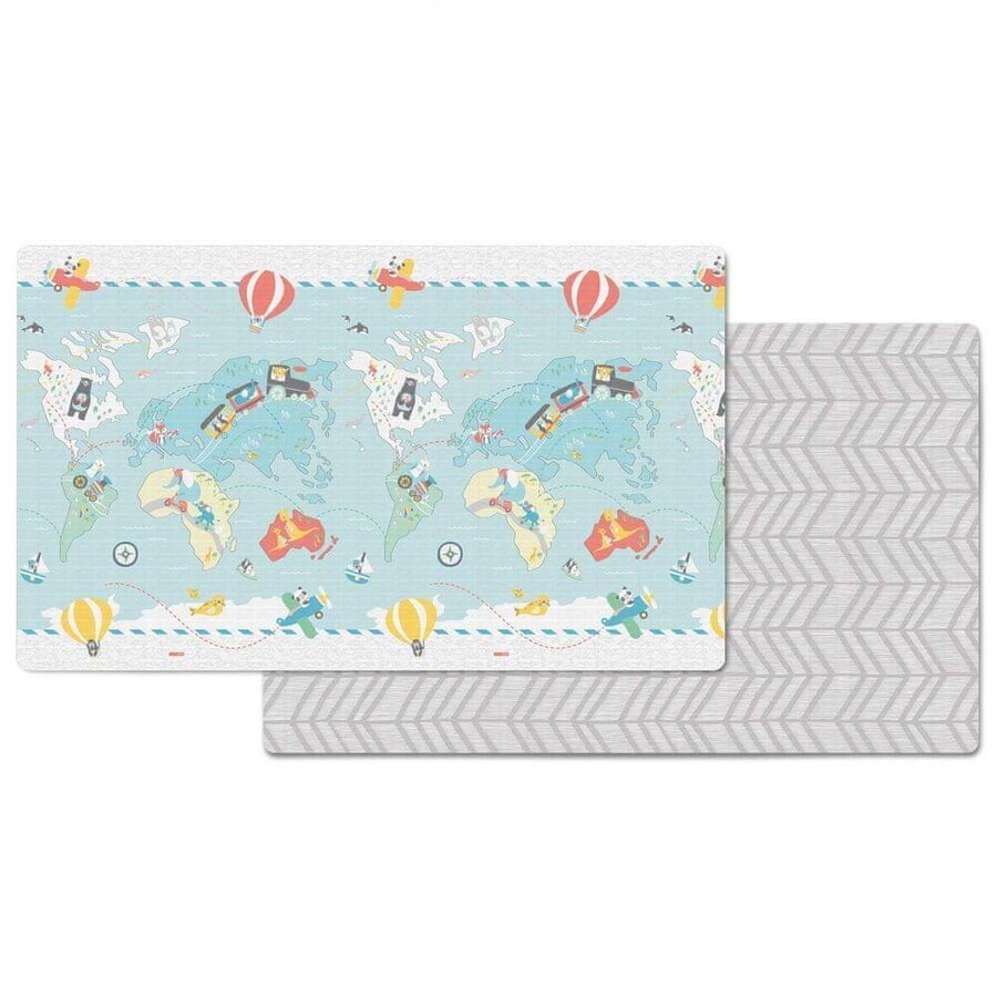 Reversible play mat - Little Traveller 0m+ 1×1 pc, play mat, 218 x 132 x 1,27 cm