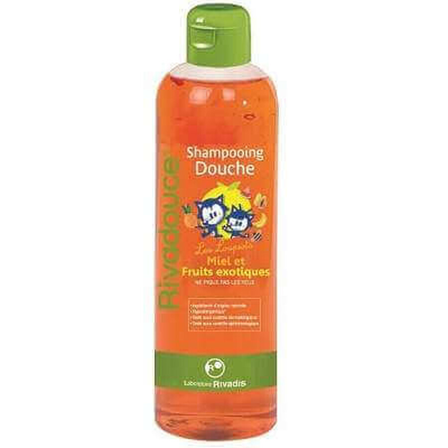 Sampon si gel de dus cu miere si fructe Rivadouce, 500ml, Laboratoire Rivadis