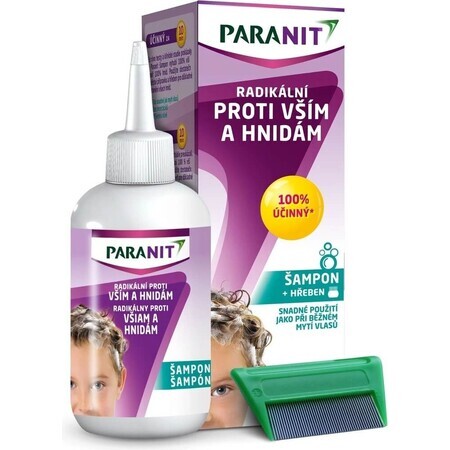 PARANIT Radical contre les poux et les cloportes 1×100 ml, préparation contre les poux