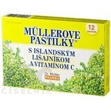 PASTIGLIE DELL'ISOLA DI MÜLLER. LICHENE E VIT. C 1×12 pz, per espettorazione