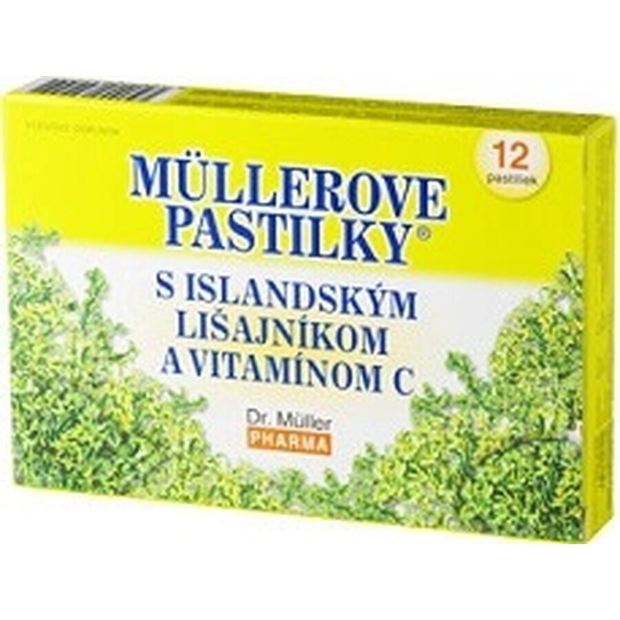 PASTIGLIE DELL'ISOLA DI MÜLLER. LICHENE E VIT. C 1×12 pz, per espettorazione