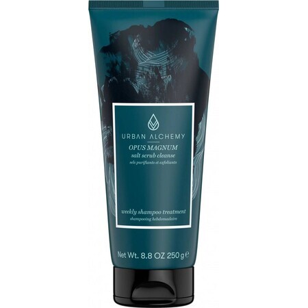 Urban Alchemy Salt Scrub Cleansing Shampoo 1×250 g, shampoo esfoliante