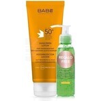 BABÉ SLNKO Sun Protection Lotion SPF50 + Aloe vera gel 1x1 pc, Sun Protection Lotion + Aloe vera gel