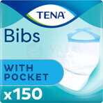 TENA Bib Bib L 1×150 pcs, size 37x66cm