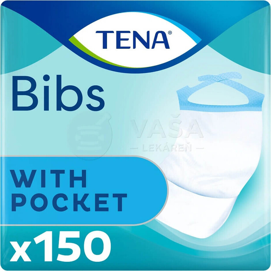 TENA Bib Bib L 1×150 pcs, size 37x66cm