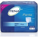 TENA PANTS PLUS EXTRA LARGE 1×12 buc, chiloți absorbanți extensibili, absorbție 1440 ml, circumferința șoldului 120-160 cm