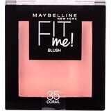 Maybelline New York Fit Me Blush 35 Coral 1×4,5 g, fard de obraz