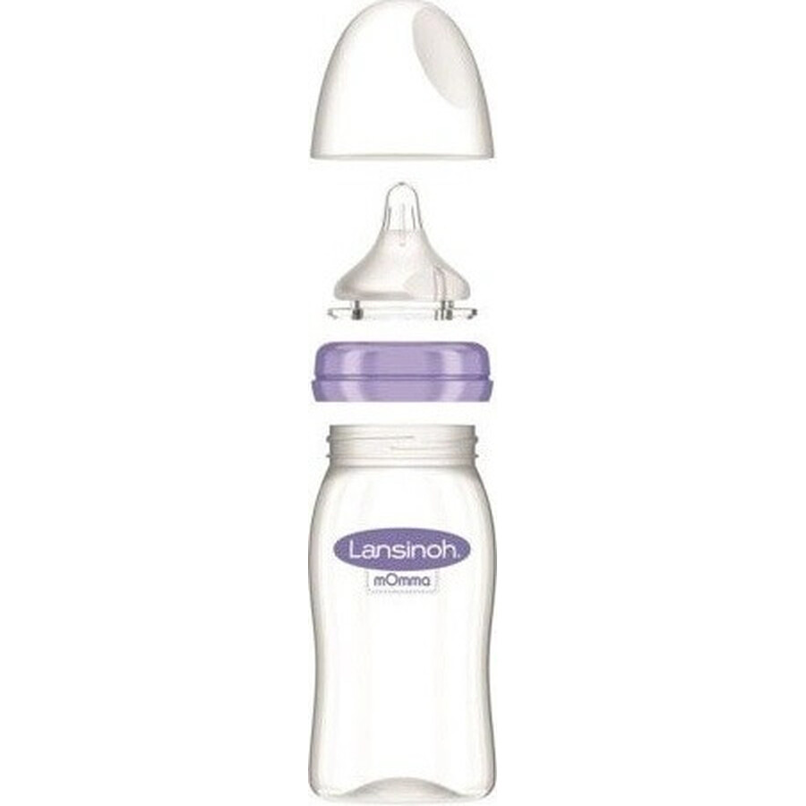 LANSINOH Babyfles 1×240 ml, babyfles