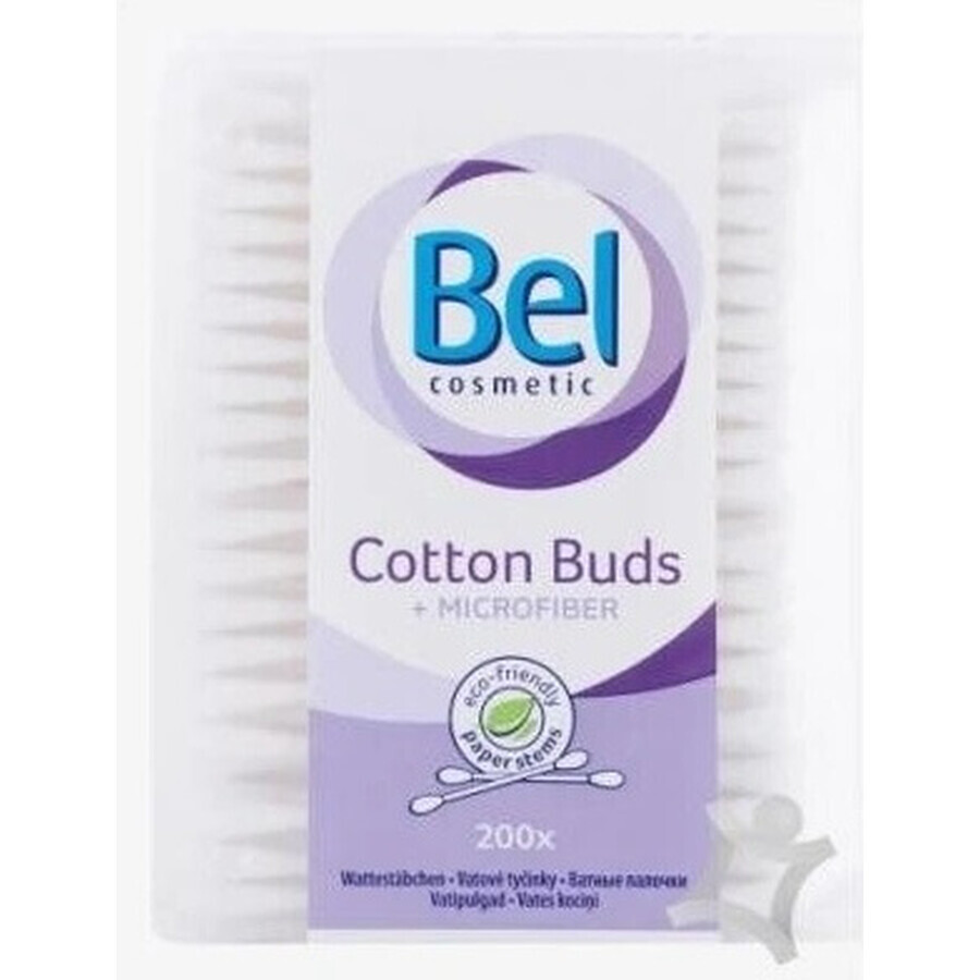 Tamponi di cotone BEL COSMETIC 1×200pz, tamponi di cotone