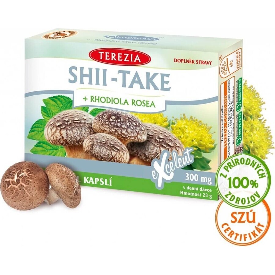 TEA THEREZIA SHII-TAKE + RHODIOLA ROSEA 1×60 cps, Nahrungsergänzungsmittel