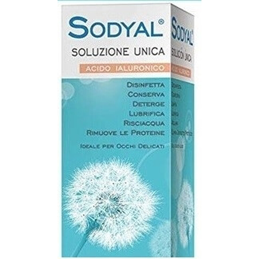 OMISAN Sodyal Soluzione per lenti a contatto 1×50 ml, per tutti i tipi di lenti a contatto