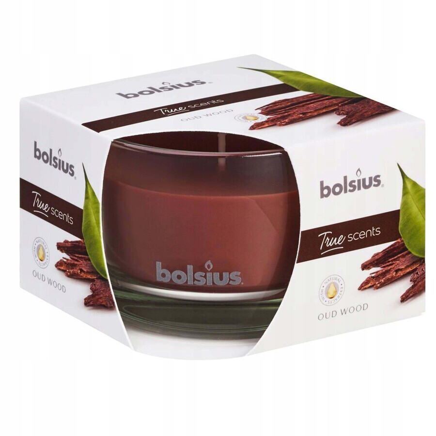 Bolsius Aromatic 2.0 bottle 90x63mm oud wood, scented candle 1×1 pc, scented candle