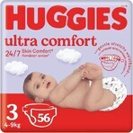 HUGGIES Ultra Comfort Jumbo 3 56 Stück 1×1 Stück