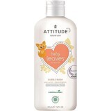 ATTITUDE Sapone e shampoo per il corpo del bambino (2 in 1) Foglie di bambino al gusto di succo di pera 1×473 ml, lozione per il corpo del bambino