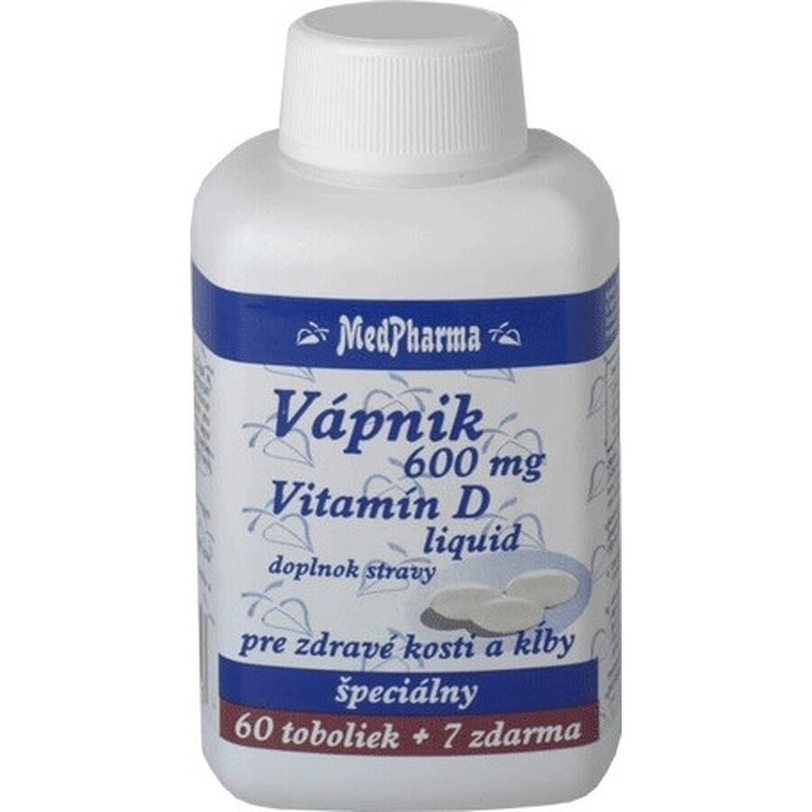 MedPharma LAMP 600 mg + Vitamina D liq. 1×37 cps, integratore alimentare