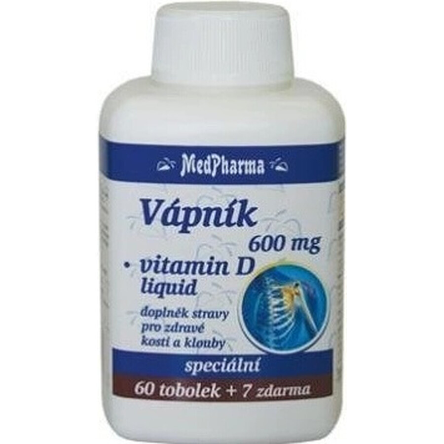 MedPharma LAMP 600 mg + Vitamina D liq. 1×37 cps, integratore alimentare