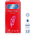 DUREX Feel Thin Classic 1×12 uds, preservativos