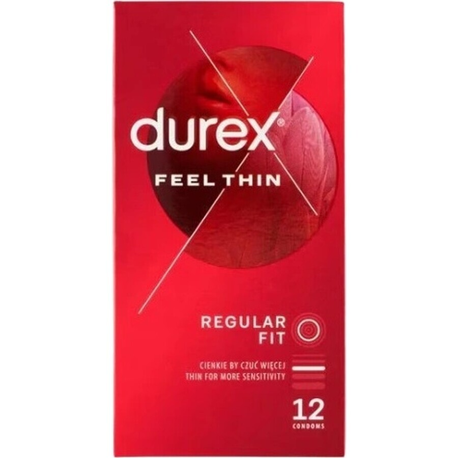 DUREX Feel Thin Classic 1×12 uds, preservativos